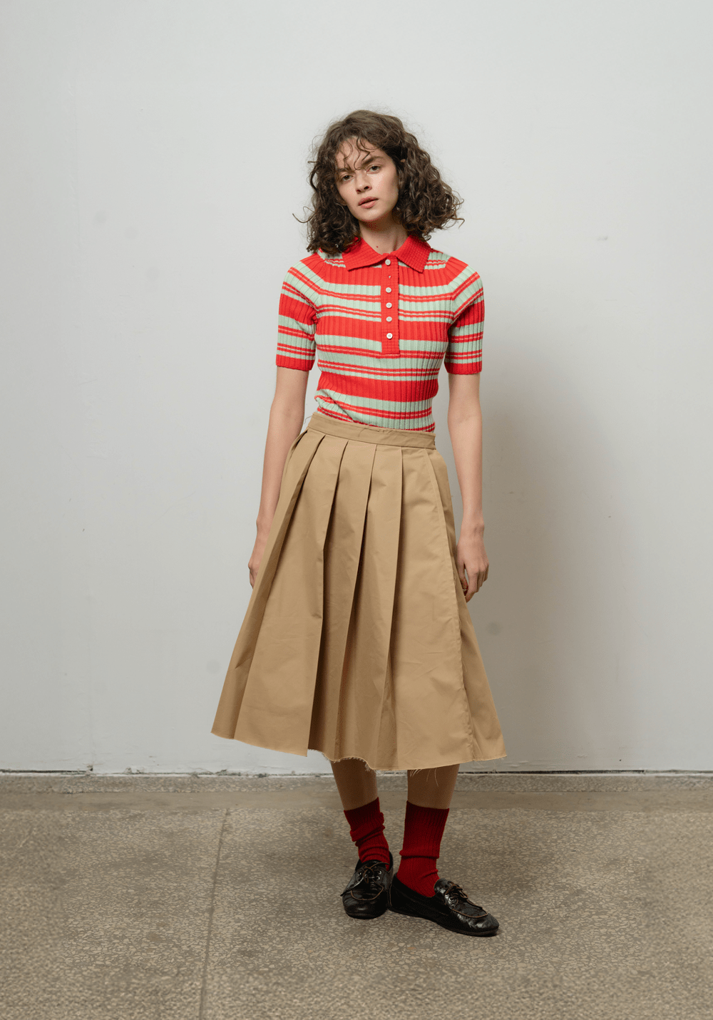 Поло в рубчик