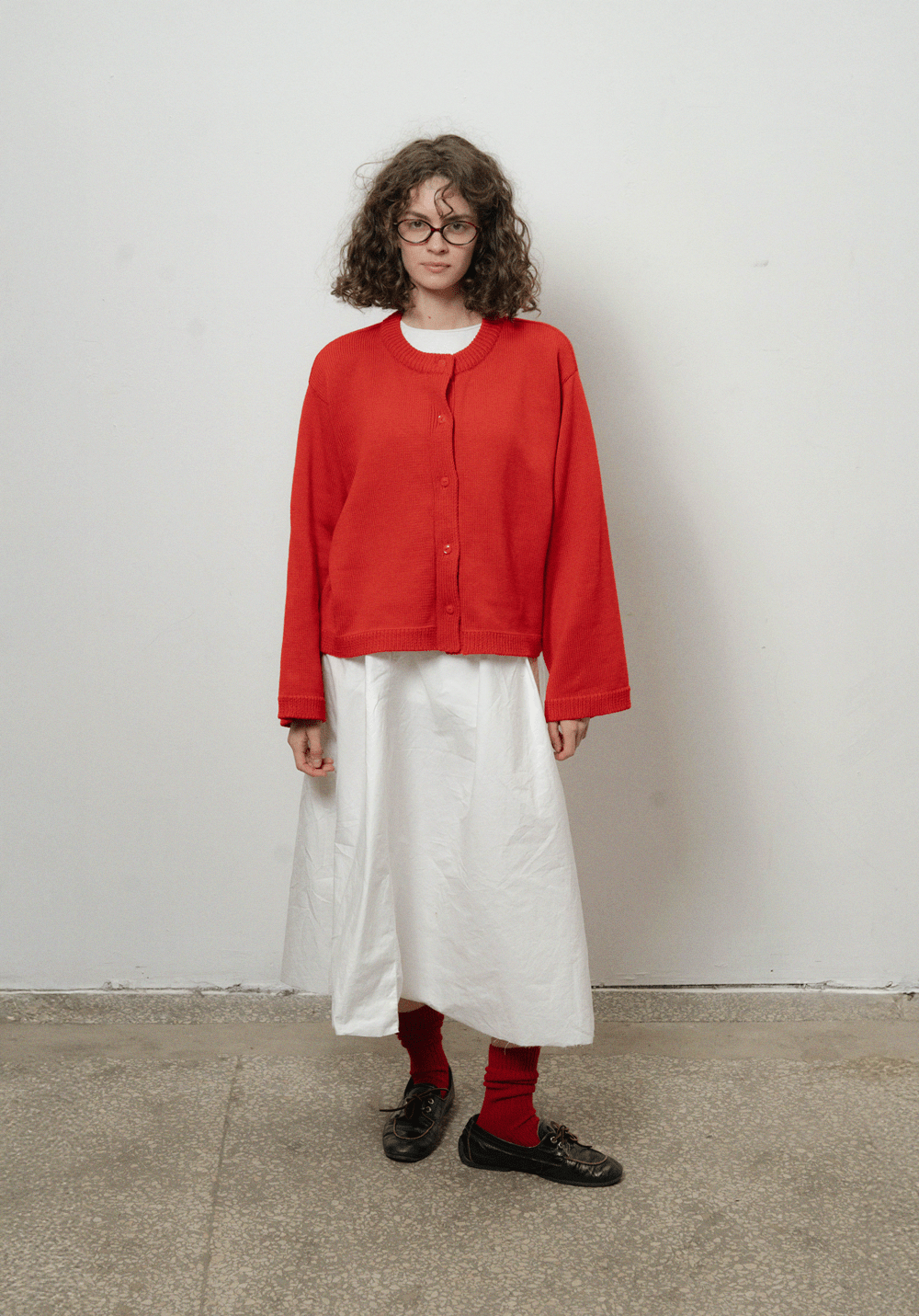 Кардиган червоний